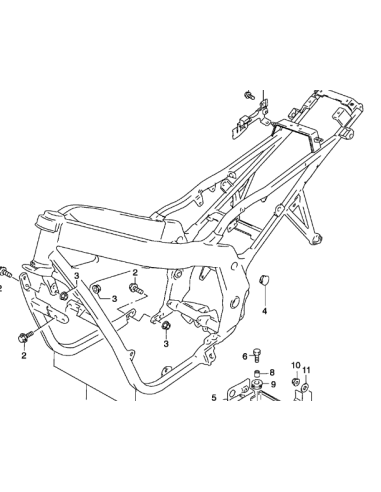 SUBFRAME ZX10R 2011