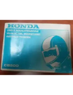 MANUAL DEL PROPIETARIO CB 500
