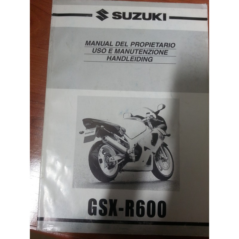 MANUAL DEL PROPIETARIO GSXR 600