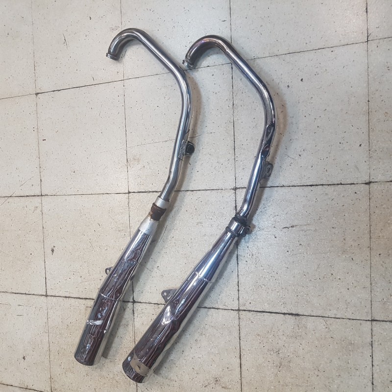 exhaust right XBR 500 (2 modelos)
