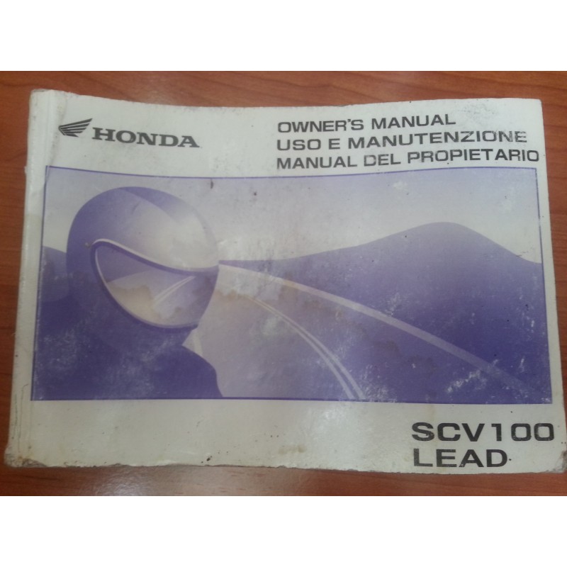 MANUAL USUARIO HONDA SCV100 LEAD